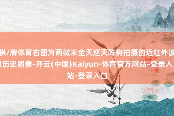 棋/牌体育右图为两微米全天巡天阵势拍摄的近红外波段历史图像-开云(中国)Kaiyun·体育官方网站-登录入口