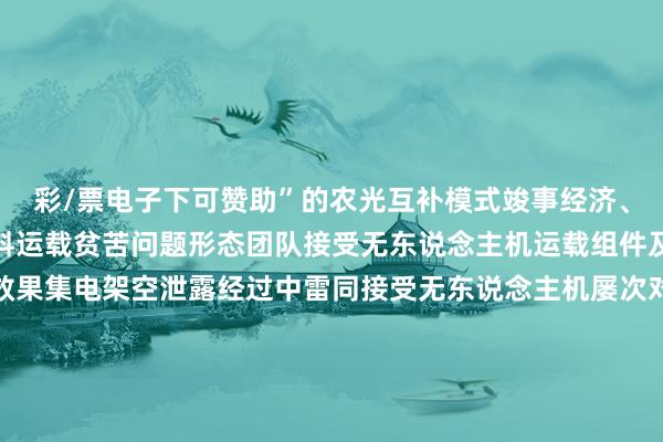 彩/票电子下可赞助”的　　农光互补模式　　竣事经济、生态双重效益　　针对现场材料运载贫苦问题　　形态团队接受无东说念主机运载组件及支架　　大大拔擢了施工效果　　集电架空泄露经过中　　雷同接受无东说念主机　　屡次对所有这个词光伏区进行勘探复核　　优化架空知路路线及塔基位置　　减少泄露长度和塔基数目　　裁减了施工难度　　科学部署造“腹黑”　　升压站当作光伏电站的“腹黑”　　从场平到主体成型　　形态团队